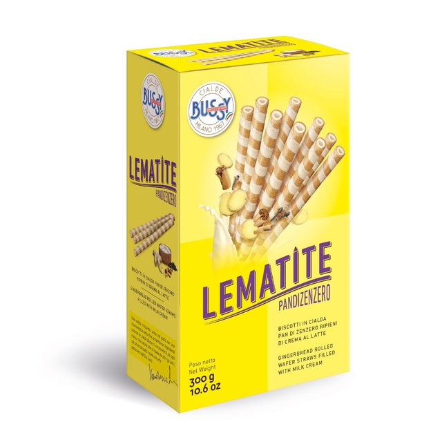 Obrázek produktu BUSSY LE MATITE PANDIZENZERO zázvorové trubičky plněné mléčným krémem 8x28ks