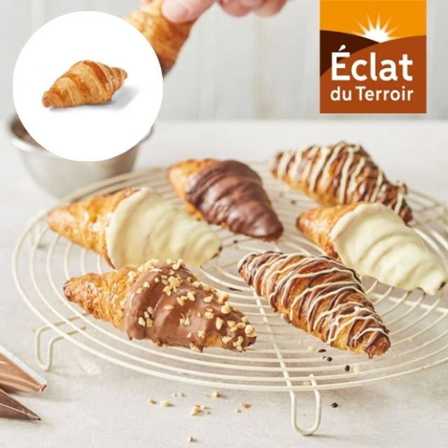 Obrázek produktu BRIDOR Mražený CROISSANT MINI máslový (eclat du terroir) 30g 195ks