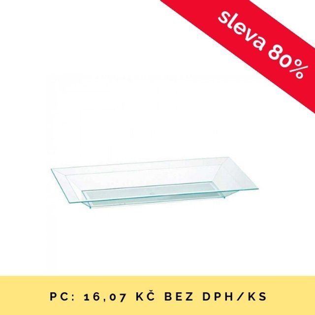 Obrázek produktu CO PODNOS HRANATÝ ZELENÝ PLAST 11x22cm 100 ks DOPRODEJ SE SLEVOU 80%