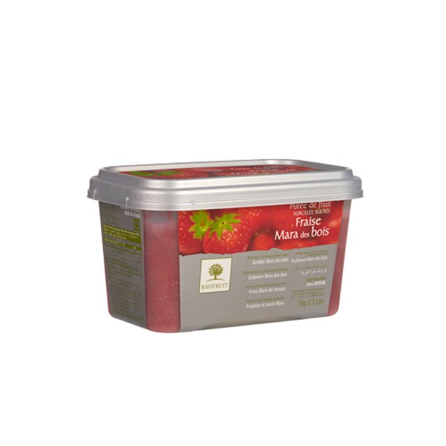 Obrázek produktu RAVIFRUIT MRAŽENÉ PYRÉ LESNÍ JAHODA 5x1kg