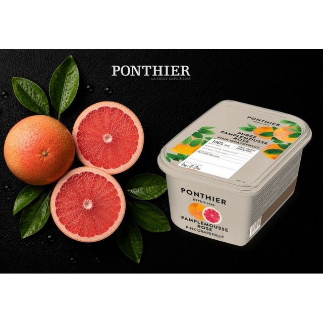 Obrázek produktu PONTHIER MRAŽENÉ PYRÉ RŮŽOVÝ GRAPEFRUIT 100% 1 kg