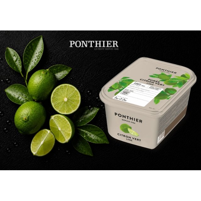Obrázek produktu PONTHIER MRAŽENÉ PYRÉ LIMETA 100% 1 kg