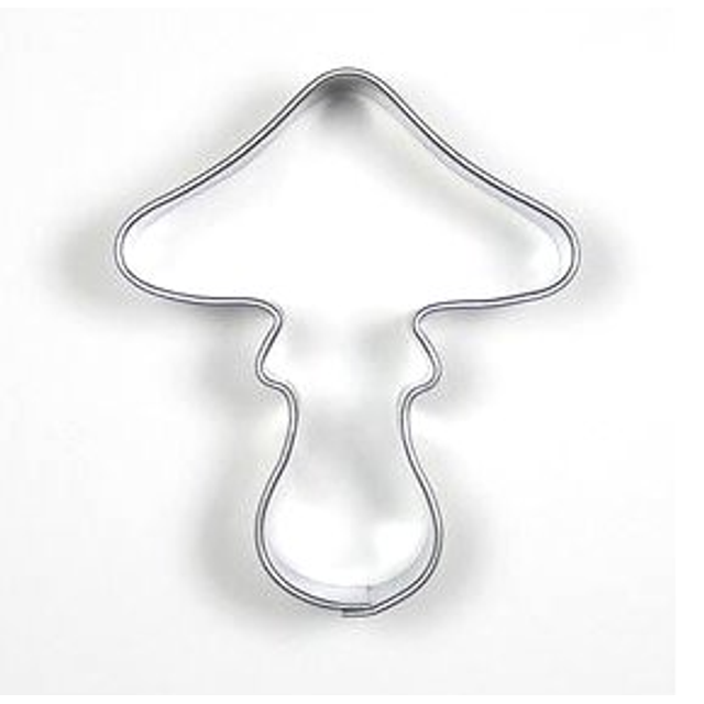 Obrázek produktu SMOL VYKRAJOVÁTKO NEREZ - MUCHOMŮRKA  55X47mm