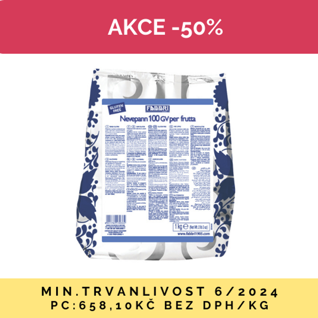 Obrázek produktu FABBRI Nevepann 100GV per frutta 12x1kg SE SLEVOU 50% 6/24