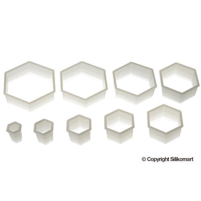 Obrázek produktu SIL VYKRAJOVÁTKA - ŠESTIHRAN SADA nylon 9ks (doprodej-bude nahrazeno DECORA)