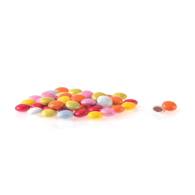 Obrázek produktu BUSSY MINI BOTTONI - bonbony z mléčné čokolády v cukr.polevě 9-10mm mix 2kg