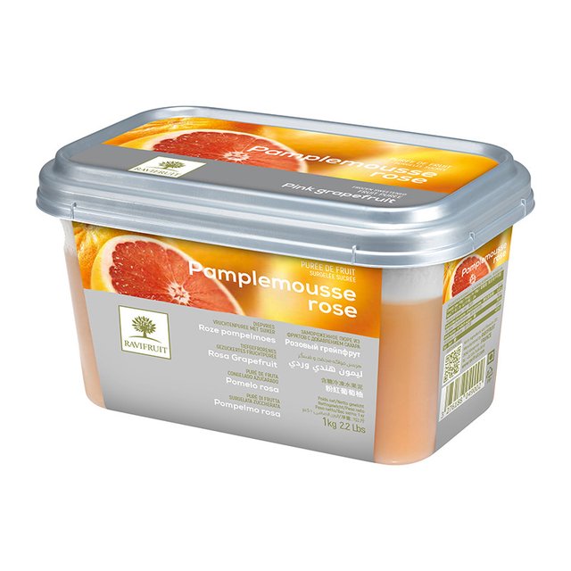 Obrázek produktu RAVIFRUIT MRAŽENÉ PYRÉ RŮŽOVÝ GRAPEFRUIT 5x1kg