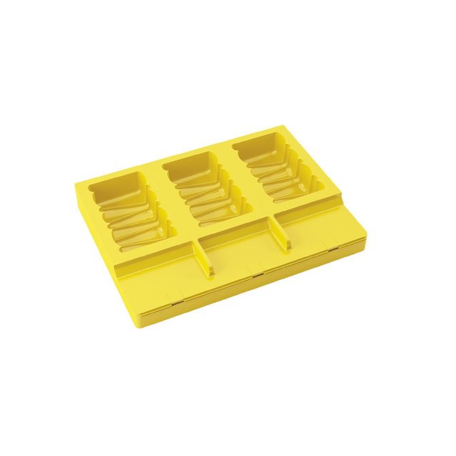 Obrázek produktu PAV FORMA SILIKON na nanuky žlutá -  3ks MARACAIBO +50x dřívka mini