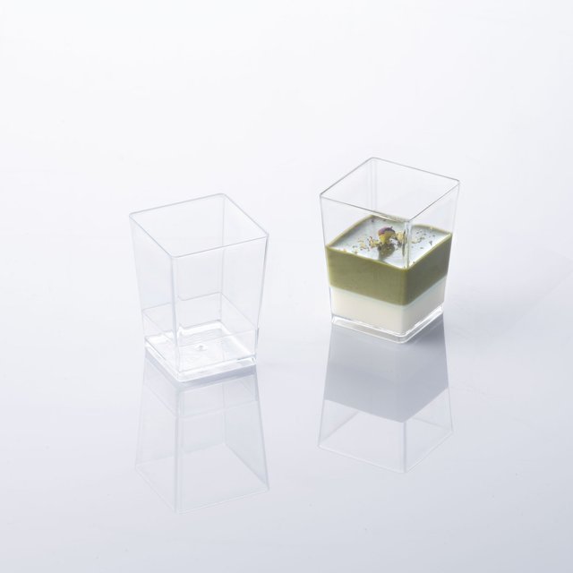 Obrázek produktu MA KELÍMEK SQUARE plast čirý 60ml 11x100ks