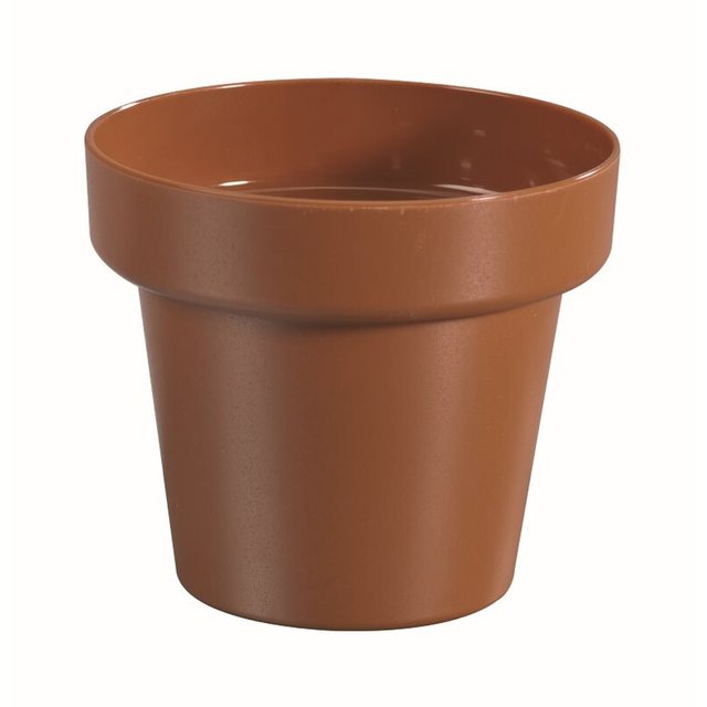 Obrázek produktu MA KELÍMEK KVĚTINÁČ TERAKOTA 120 ml pr.6,75cm v.5,8cm 100ks (nevyrábí se)