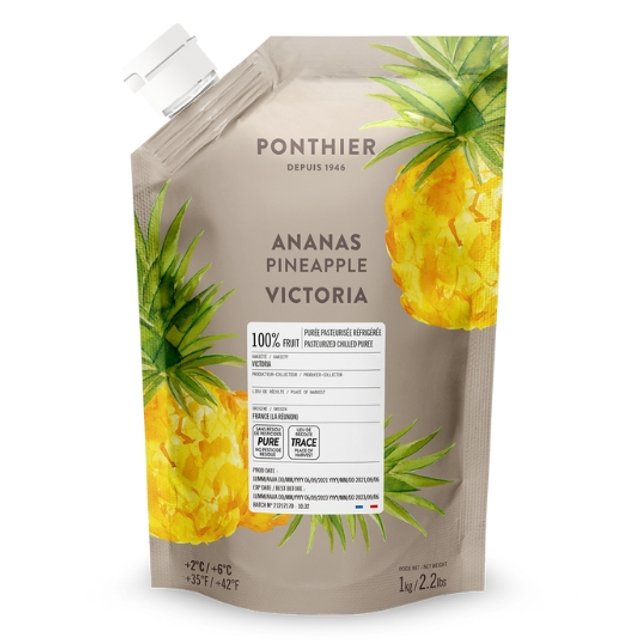 Obrázek produktu PONTHIER PYRÉ ANANAS VICTORIA 100% chlazené 1 kg
