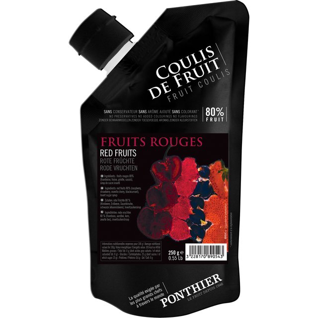 Obrázek produktu PONTHIER COULIS ČERVENÉ OVOCE (red fruits) chlazené 250 g
