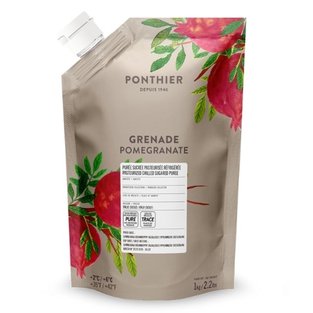 Obrázek produktu PONTHIER PYRÉ GRANÁTOVÉ JABLKO (Pomegranate) chlazené 1 kg