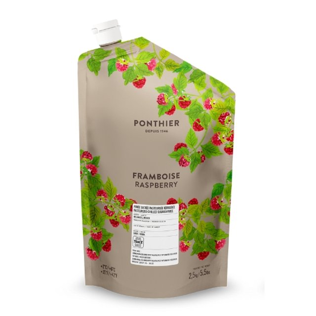 Obrázek produktu PONTHIER PYRÉ MALINA (Raspberry) chlazené 4x2,5kg