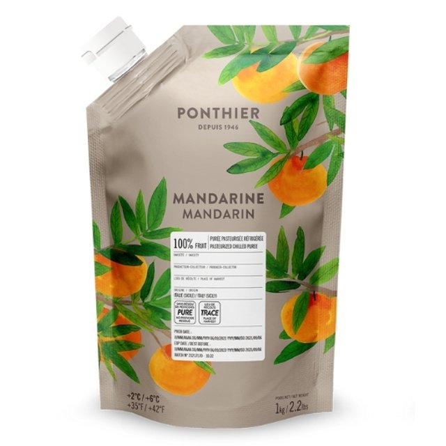 Obrázek produktu PONTHIER PYRÉ MANDARINKA 100% chlazené 6x1kg