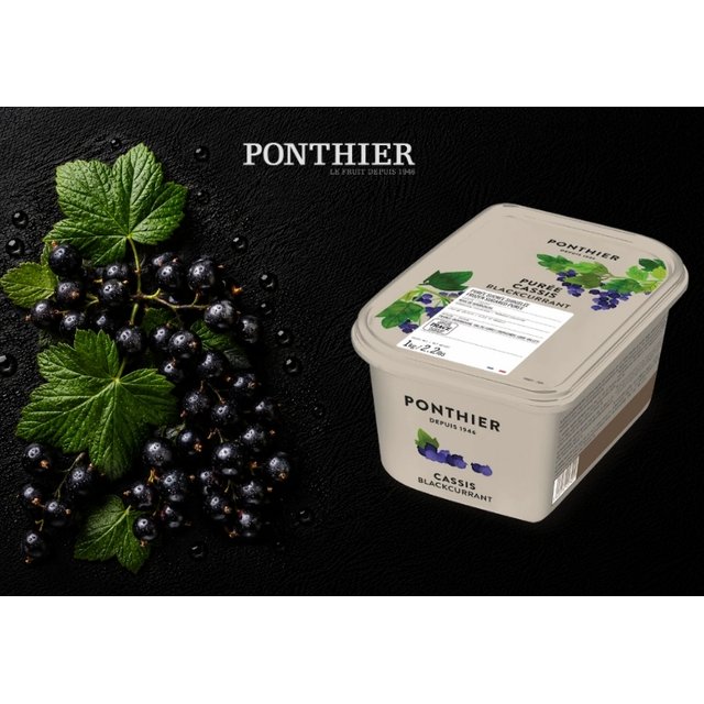 Obrázek produktu PONTHIER MRAŽENÉ PYRÉ ČERNÝ RYBÍZ Noir de Bourgogne 1 kg