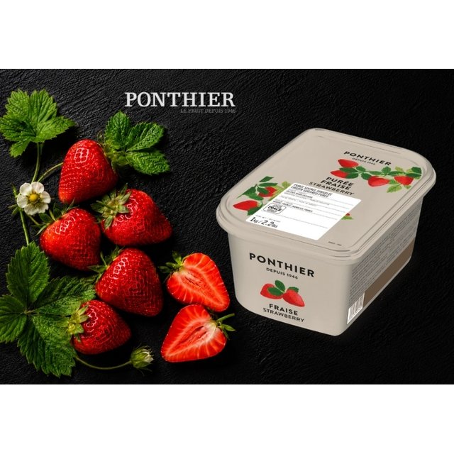 Obrázek produktu PONTHIER MRAŽENÉ PYRÉ JAHODA Victory & Mara des Bois  1 kg