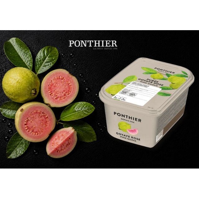 Obrázek produktu PONTHIER MRAŽENÉ PYRÉ GUAVA RŮŽOVÁ 1 kg