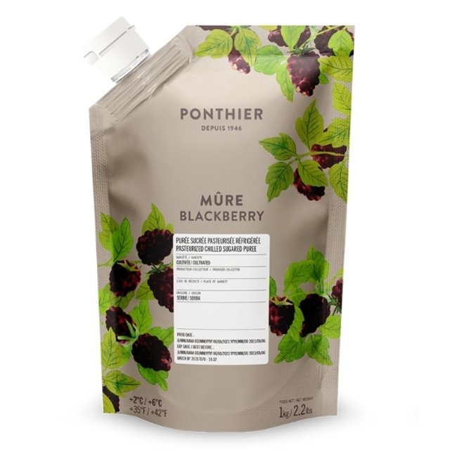 Obrázek produktu PONTHIER PYRÉ OSTRUŽINA (Blackberry) chlazené 6x1kg