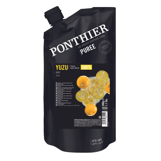 Obrázek produktu PONTHIER PYRÉ YUZU chlazené 6x0,5kg NAHRAZENO 1 KG BALENÍM 20701401