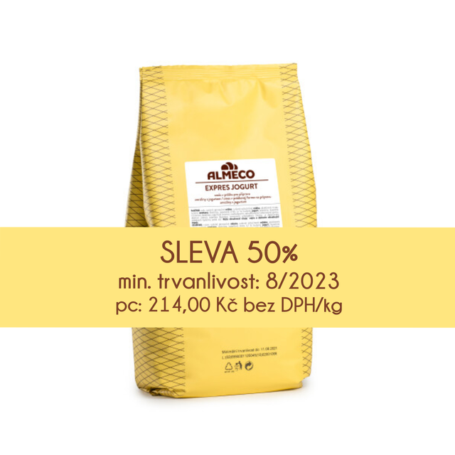 Obrázek produktu ALMECO EXPRES JOGURT 6x1,5 kg SE SLEVOU 50% MIN. TRVANLIVOST 8/2023