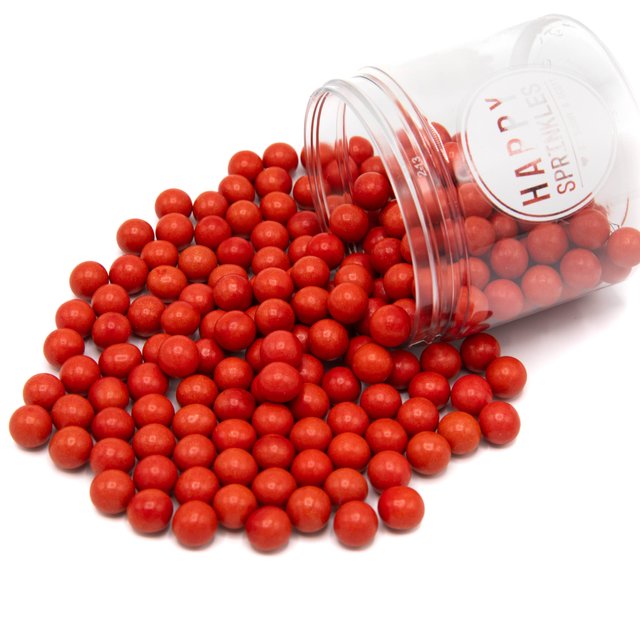 Obrázek produktu HS Dekorace čokoládové RED CHOCO M (kuličky červené) 450g