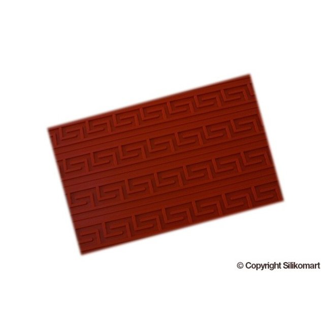 Obrázek produktu SIL PEČÍCÍ PLÁT SILIKON terakota - RELIÉF ŘECKÝ VZOR 60x40cm