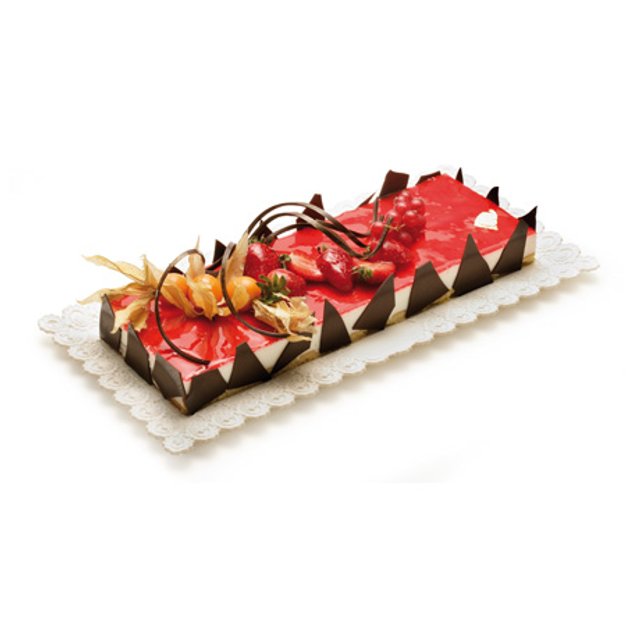 Obrázek produktu ALCAS PODNOS OBDÉLNÍK OZDOBNÝ BÍLÝ 17x30cm 100ks