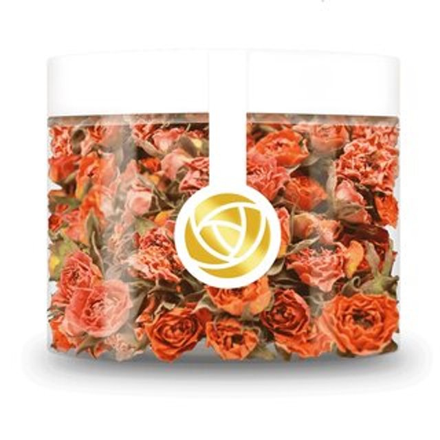Obrázek produktu ROSIE ROSE - SUŠENÉ KVĚTY RŮŽE ORANŽOVÉ Orange Sunrise 20g