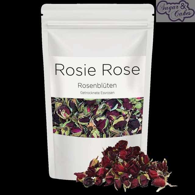 Obrázek produktu ROSIE ROSE - SUŠENÉ KVĚTY RŮŽE tmavě červené "Devil Red" 40g - DOPRODEJ
