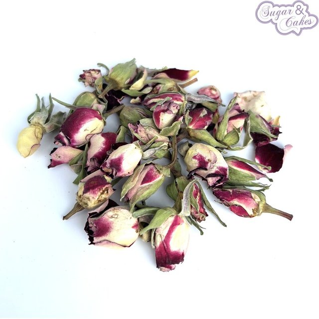 Obrázek produktu ROSIE ROSE - SUŠENÉ KVĚTY RŮŽE bílo-bordó "weis-bordeaux" 40g - JIŽ SE NEVYRÁBÍ
