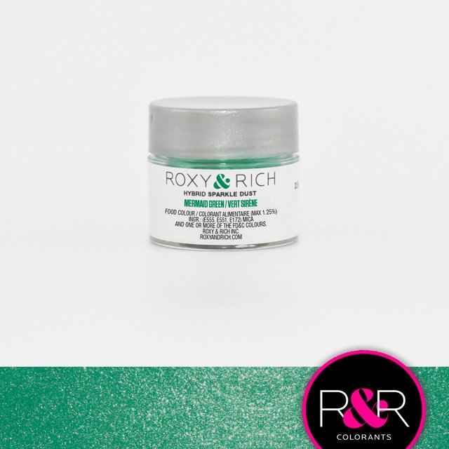 Obrázek produktu RR TŘPYTIVÝ PUDR - zelený Mermaid Green 2,5g