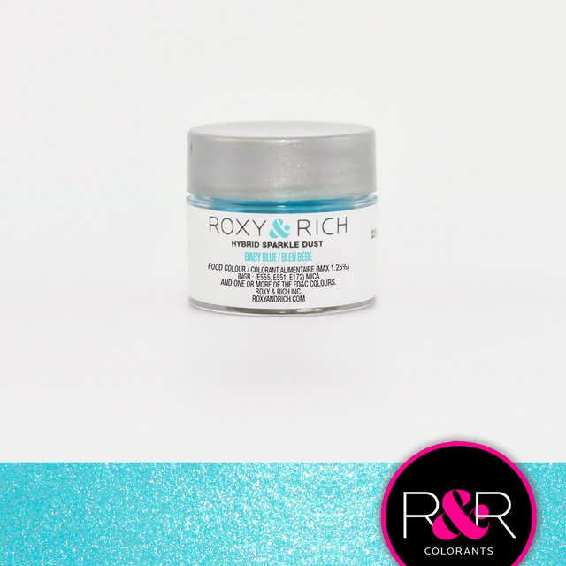 Obrázek produktu RR TŘPYTIVÝ PUDR - modrý Baby Blue 2,5g