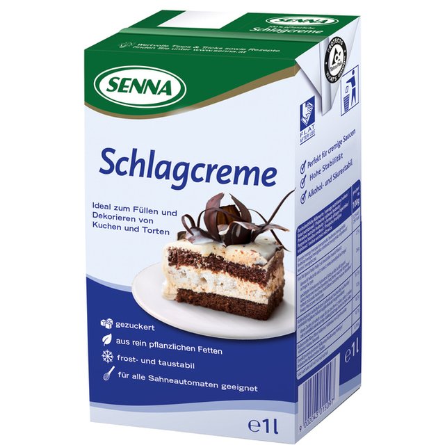 Obrázek produktu SENNA ROSTLINNÝ KRÉM SLAZENÝ 12x1l