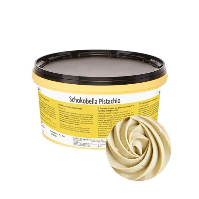 Obrázek produktu BRAUN SCHOKOBELLA PISTÁCIE náplň a poleva 3kg