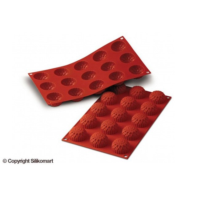 Obrázek produktu SIL FORMA SILIKON terakota - JIŘINKA Ø44mm v.25mm 23ml 15ks
