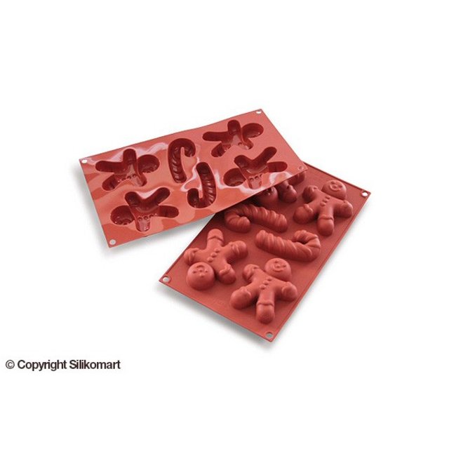 Obrázek produktu SIL FORMA SILIKON terakota - PAN PERNÍČEK 90x43mm v.21mm 60ml 6ks