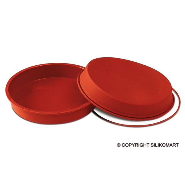 Obrázek produktu SIL FORMA SILIKON terakota - DORTOVÁ KULATÁ Ø260mm v.45mm 2200ml 1ks