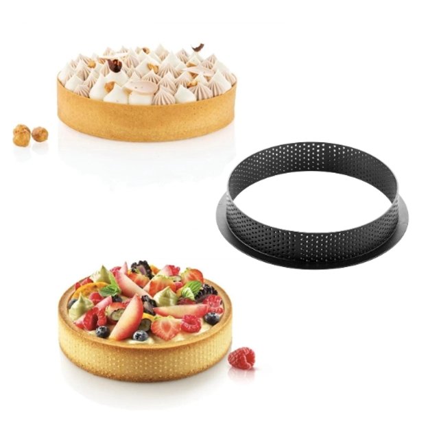 Obrázek produktu SIL TARTE RING RÁFEK perforovaný - KULATÝ Ø160mm v.35mm 1ks