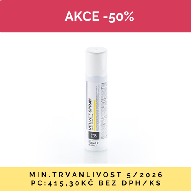 Obrázek produktu SIL SPREJ VELVET žlutý 250ml AKCE 50% dmt 5/26