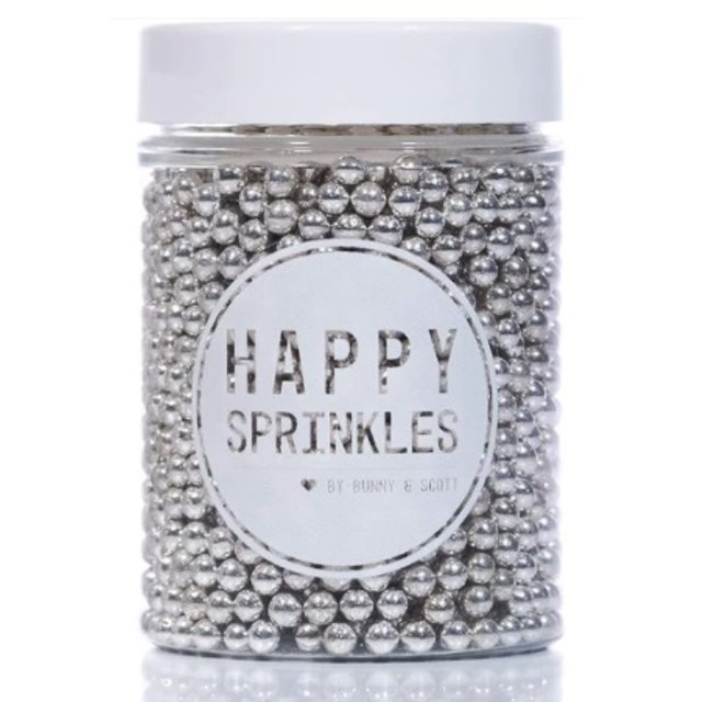 Obrázek produktu HS Dekorace cukrové SILVER METALLIC PEARLS 90g