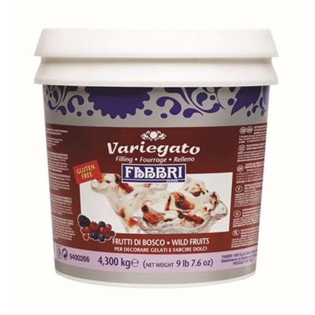 Obrázek produktu FABBRI VARIEGATO LESNÍ PLODY (FRUTTI DI BOSCO) 3x4,3 kg