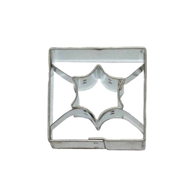 Obrázek produktu SMOL VYKRAJOVÁTKO ČTVEREC HLADKÝ/HVĚZDA SE SLEVOU 50%
