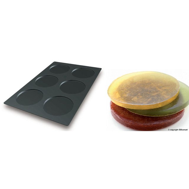 Obrázek produktu SIL FORMA SILIKON černá - KULATÝ VKLAD Ø160mm v.10mm 200ml