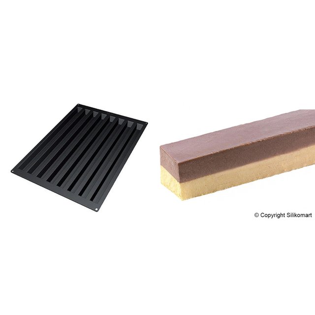 Obrázek produktu SIL FORMA SILIKON černá - MINI TUNEL KVÁDR 500x30mm v.30mm 445ml