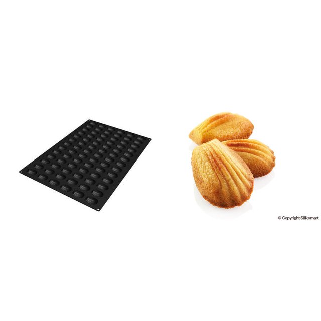 Obrázek produktu SIL FORMA SILIKON černá - MINI MADLENKA 46x33mm v.14mm 11ml 78ks