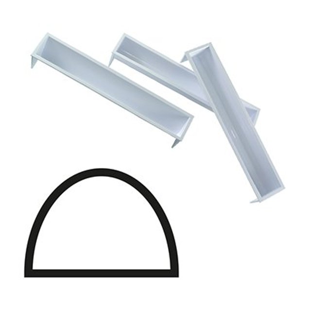 Obrázek produktu MA FORMA plast bílý TUNEL 48x6,5cm,v.5cm