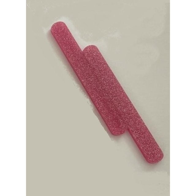 Obrázek produktu SA Tyčky (dřívka) plastové na nanuky 11,5cm růžové třpytivé (20ks)
