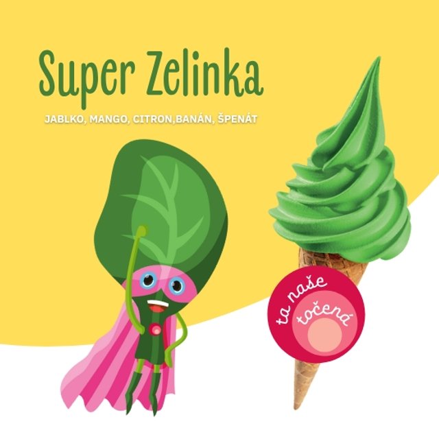 Obrázek produktu ALMECO FRUTTA SUPER ZELINKA (jablko, mango, citron, banán, špenát) 6x2 kg