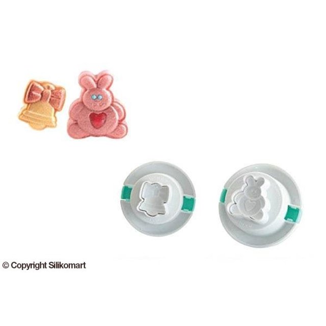 Obrázek produktu SIL VYKRAJOVÁTKA - ZAJÍČEK A ZVONEK 3D 2ks